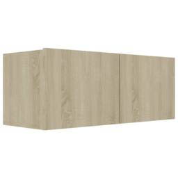 Berkfield Home Classic 7 Piece TV Cabinet Set Sonoma Oak Engineered Wood in Light Oak - thumbnail 5