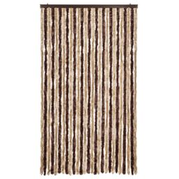 Berkfield Home Insect Curtain Beige & Light Brown 118x220 cm Chenille - thumbnail 3