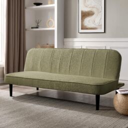 Home Detail Begonia Sofa Bed in Green - Size: 3 Seater