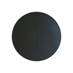MirrorOutlet Black XL Circular Window Metal Wall & Leaner Mirror (180 x 180CM) - Size: 1 Pack - thumbnail 4