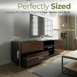 "Centurion Supports AVITUS TV Cabinet for up to 65"" Flat Screen TVs Entertainment TV Unit" - thumbnail 9