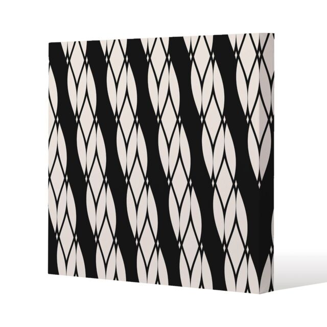 Benjamin Tate Design Geometric Rope Pattern (Canvas Print) / 77 x 77 x 4cm in Natural - Size: 77 x 77 x 4 cm - image 1