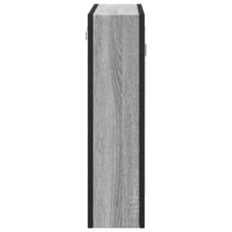 Berkfield Home Bathroom Mirror Cabinet Grey Sonoma 60x16x60 cm Engineered Wood - Size: 60 x 16 x 60 cm - thumbnail 7