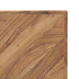 Berkfield Home Coffee Table 110x110x36 cm Solid Acacia Wood in Brown - Size: 110 x 110 x 36 cm - thumbnail 6