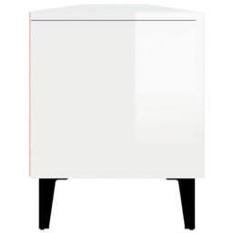 Berkfield Home TV Cabinet High Gloss White 180x31.5x40 cm Engineered Wood - thumbnail 8