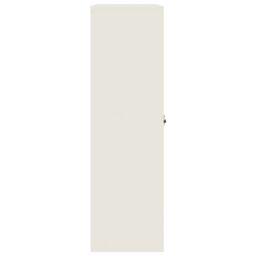 Berkfield Home File Cabinet White 90x40x140 cm Steel - Size: 90 x 40 x 140 cm - thumbnail 5