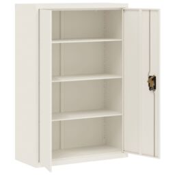 Berkfield Home File Cabinet White 90x40x140 cm Steel - Size: 90 x 40 x 140 cm - thumbnail 4