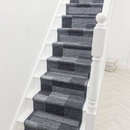 runrug Stair Runner Carpet - Durable, Non-Slip, 5.4mm - 'Icona' in Dark Grey - Size: 100 cm x 690 cm - thumbnail 7