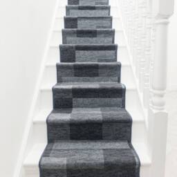 runrug Stair Runner Carpet - Durable, Non-Slip, 5.4mm - 'Icona' in Dark Grey - Size: 100 cm x 690 cm - thumbnail 3