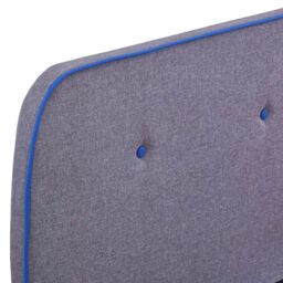 Berkfield Home Bed Frame Light Grey Fabric 150x200 cm King Size - thumbnail 5