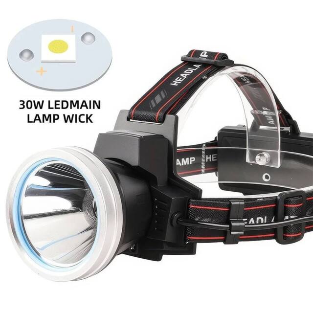 FLAVORA Rechargeable Waterproof LED Headlamp in Black - image 1