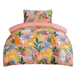 Smart Living Luxury Super Soft Reversible Fashion Safari Duvet Set & Pillowcases - Size: Single - thumbnail 3