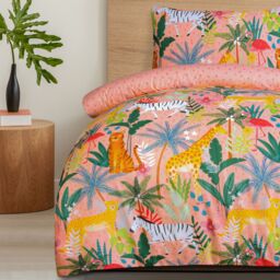 Smart Living Luxury Super Soft Reversible Fashion Safari Duvet Set & Pillowcases - Size: Single - thumbnail 8