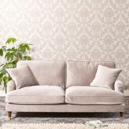 Artemis Home Mackenzie 3 Seat Sofa in Silver