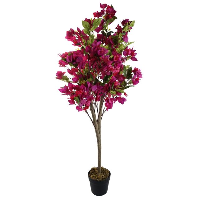 Leaf 120cm Artificial Pink Bougainvillea Tree - image 1