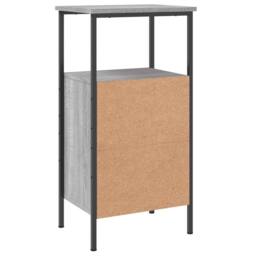 Berkfield Home Bedside Cabinet Grey Sonoma 41x31x80 cm Engineered Wood - Size: 41 x 31 x 80 cm - thumbnail 8