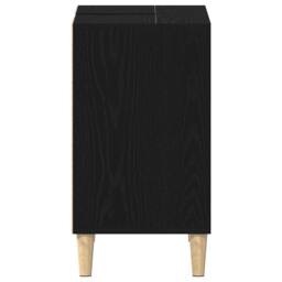 Berkfield Home Sink Cabinet Black Oak 80x33x60 cm Engineered Wood - Size: 80 x 33 x 60 cm - thumbnail 7