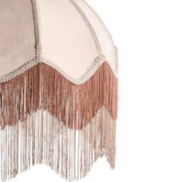 Wyld and Coco Nostalgia Pendant Lamp Beige Paper Rope Fringed Tassels 182cm - thumbnail 6