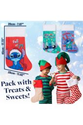 Disney Stitch Christmas Stockings Pack Of 3 - thumbnail 3