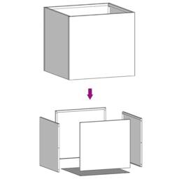 Berkfield Home Planters 2 pcs Silver 42x40x39 cm Galvanised Steel - Size: 42 x 40 x 39 cm - thumbnail 7