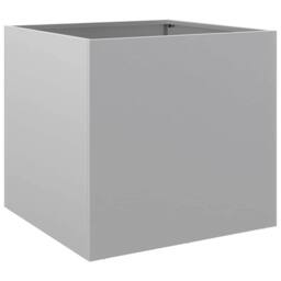 Berkfield Home Planters 2 pcs Silver 42x40x39 cm Galvanised Steel - Size: 42 x 40 x 39 cm - thumbnail 4