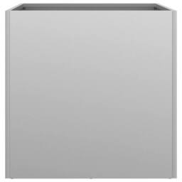 Berkfield Home Planters 2 pcs Silver 42x40x39 cm Galvanised Steel - Size: 42 x 40 x 39 cm - thumbnail 6