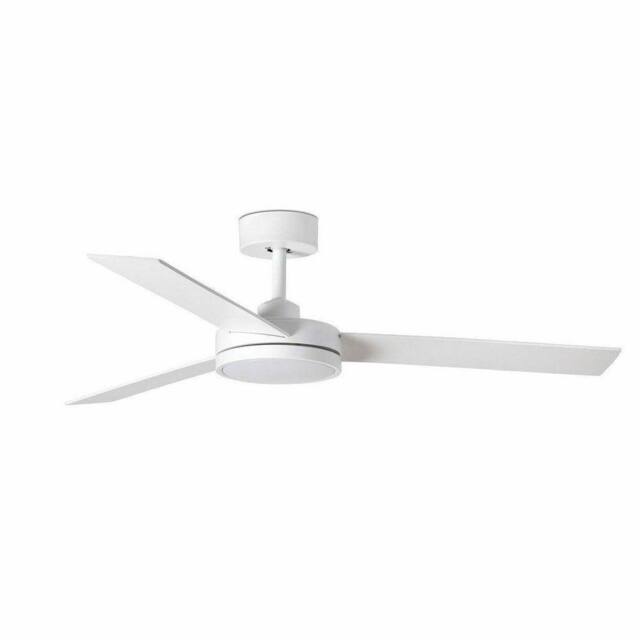 Netlighting Barth White Ceiling Fan with LED Light - image 1