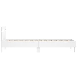 Berkfield Home Bed Frame without Mattress with Headboard White 100x200 cm - thumbnail 6