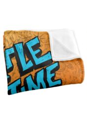 Teenage Mutant Ninja Turtles : Mutant Mayhem Turtle Time Grafitti Silky Touch Super Soft Throw Blanket 152 X 127 cm in White - thumbnail 3