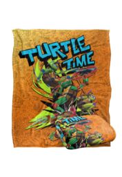 Teenage Mutant Ninja Turtles : Mutant Mayhem Turtle Time Grafitti Silky Touch Super Soft Throw Blanket 152 X 127 cm in White - thumbnail 2