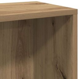 Berkfield Home Book Cabinet/Sideboard Artisan Oak 66x30x98 cm Engineered Wood in Brown - Size: 66 x 30 x 98 cm - thumbnail 9
