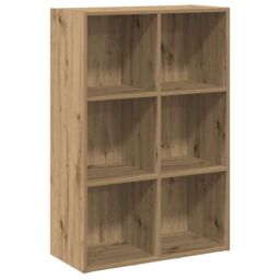Berkfield Home Book Cabinet/Sideboard Artisan Oak 66x30x98 cm Engineered Wood in Brown - Size: 66 x 30 x 98 cm - thumbnail 2