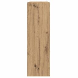 Berkfield Home Book Cabinet/Sideboard Artisan Oak 66x30x98 cm Engineered Wood in Brown - Size: 66 x 30 x 98 cm - thumbnail 6