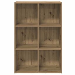 Berkfield Home Book Cabinet/Sideboard Artisan Oak 66x30x98 cm Engineered Wood in Brown - Size: 66 x 30 x 98 cm - thumbnail 5