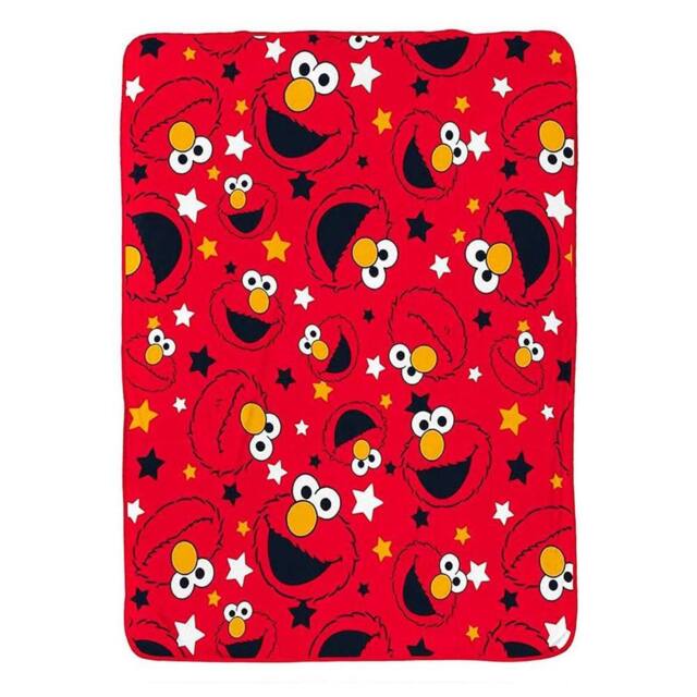 Sesame Street Fleece Elmo Blanket in Red - Size: Crib - image 1