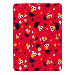 Sesame Street Fleece Elmo Blanket in Red - Size: Crib - thumbnail 1
