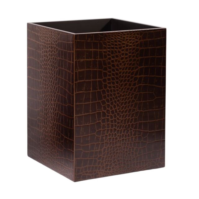 Posh Trading Company Chelsea Waste Bin Vintage Croc in Brown - image 1