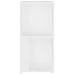 Berkfield Home Corner Cabinet White 33x33x67cm Engineered Wood - Size: 33 x 33 x 67 cm - thumbnail 5