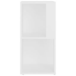 Berkfield Home Corner Cabinet White 33x33x67cm Engineered Wood - Size: 33 x 33 x 67 cm - thumbnail 6