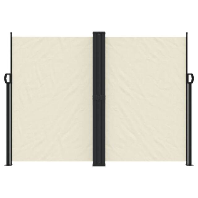 Berkfield Home Retractable Side Awning Cream 180x1000 cm - image 1