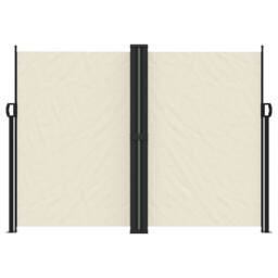 Berkfield Home Retractable Side Awning Cream 180x1000 cm - thumbnail 1