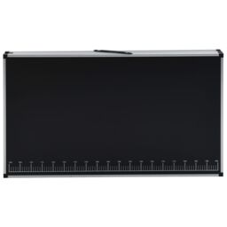 Berkfield Home Folding Pasting Table MDF & Aluminium 300x60x78 cm in Black - Size: 300 x 60 x 78 cm - thumbnail 5