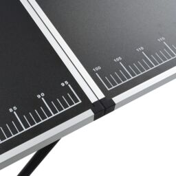 Berkfield Home Folding Pasting Table MDF & Aluminium 300x60x78 cm in Black - Size: 300 x 60 x 78 cm - thumbnail 8