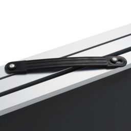 Berkfield Home Folding Pasting Table MDF & Aluminium 300x60x78 cm in Black - Size: 300 x 60 x 78 cm - thumbnail 7