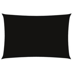 Berkfield Home Sunshade Sail Oxford Fabric Rectangular 2x4 m Black