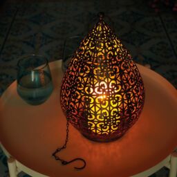 mysmartbuy USB Rechargeable Oriental Style LED Lantern - Weatherproof Freestanding or Hanging Home or Garden Light - H68 x 18cm - Size: 68 x 18 cm - thumbnail 2