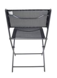 VCM 4-piece garden chair Folding chair Sumila in Black - thumbnail 9