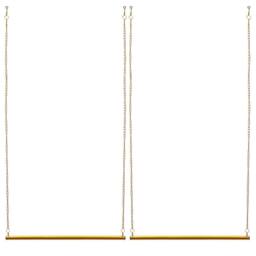 Kelvenix 2Pcs Gold Clothes Display Rail Garment Hanging Clothing Rack