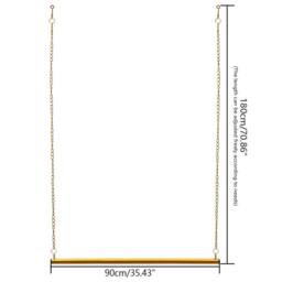 Kelvenix 2Pcs Gold Clothes Display Rail Garment Hanging Clothing Rack - thumbnail 2