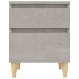Berkfield Home Bedside Cabinet Concrete Grey 40x35x50 cm - Size: 40 x 35 x 50 cm - thumbnail 5
